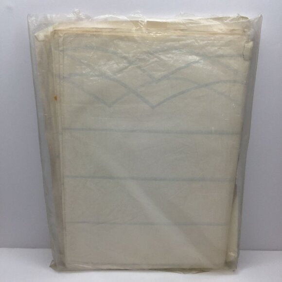 Vtg Patterns by Jeaneau Baby Quilt & Rug Pattern No 74 Embroidery Hearts Leaves - Picture 3 of 6